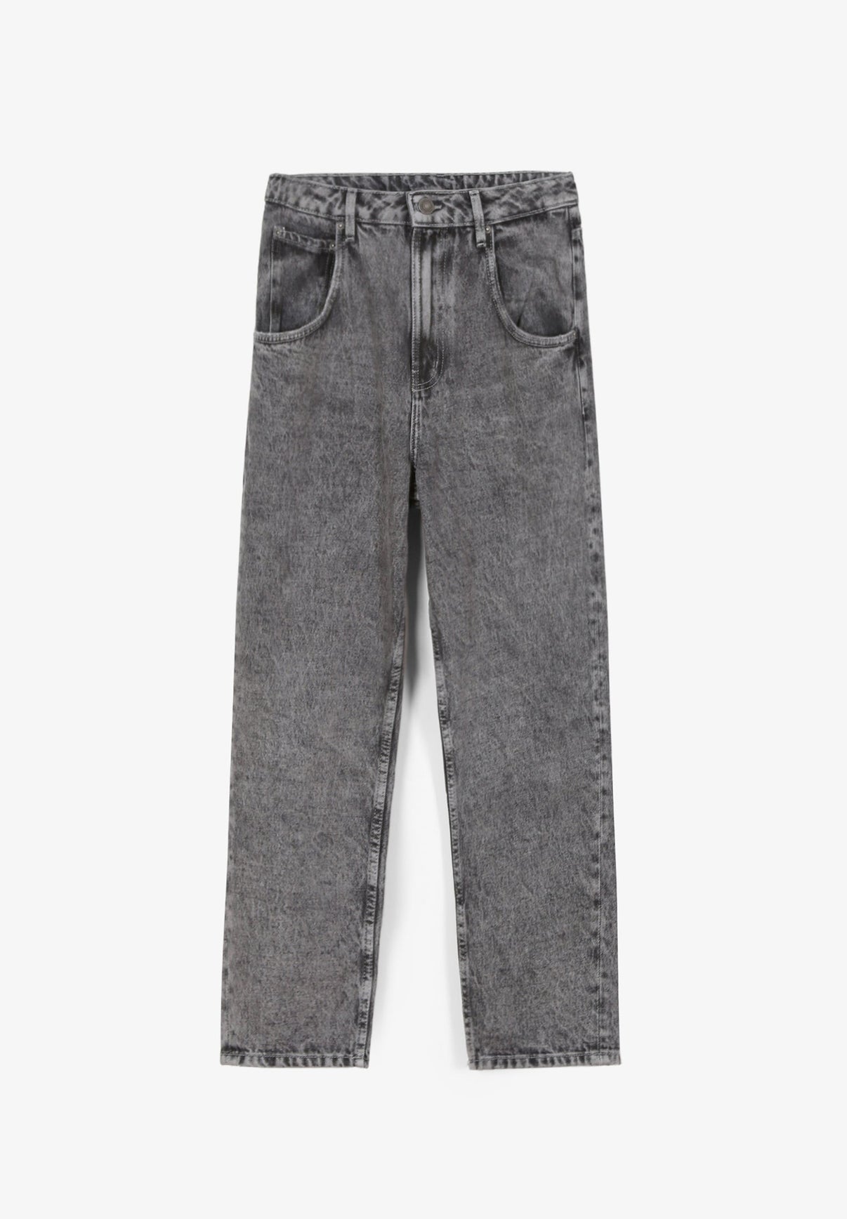AMERICAN VINTAGE | JEANS LAVADOS TIRO ALTO MUJER - Scalpers