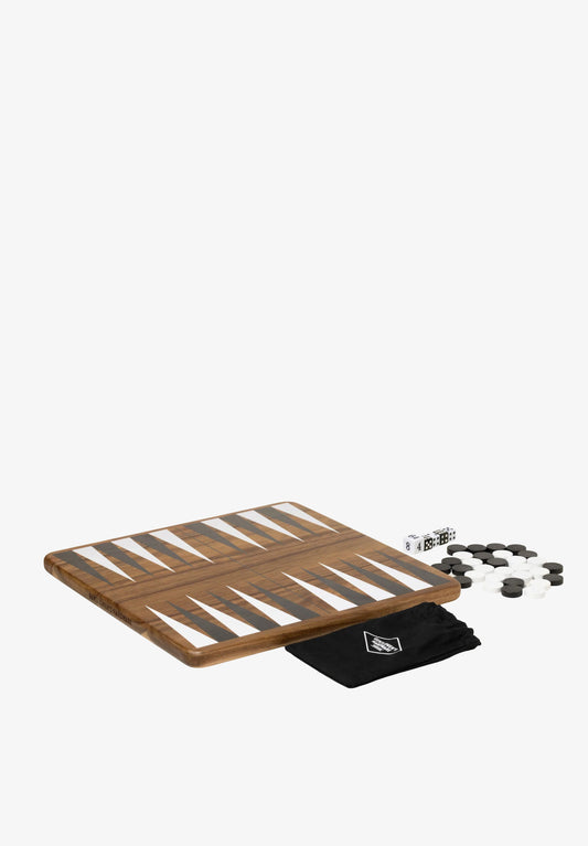 JUEGO DE BACKGAMMON DE MADERA