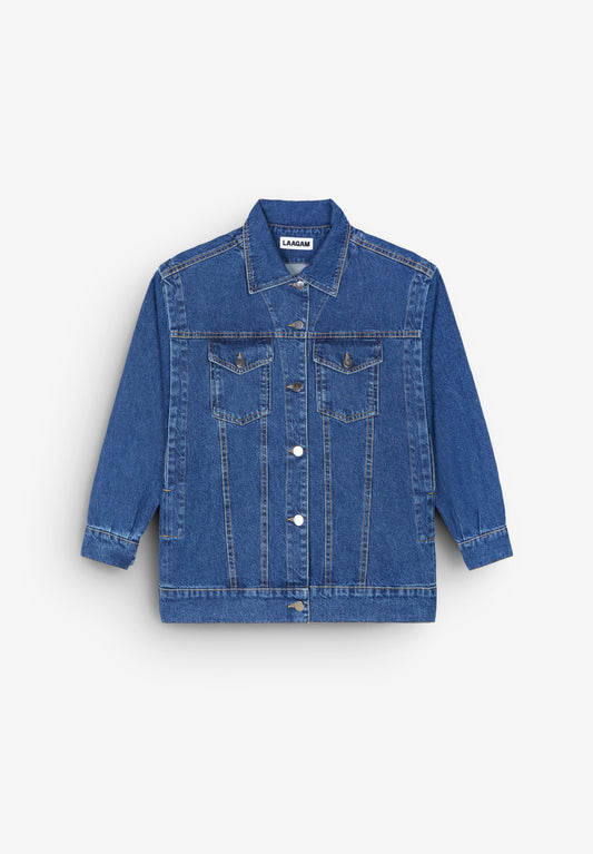 CHAQUETA MANGAS DESMONTABLES DE-NIMES