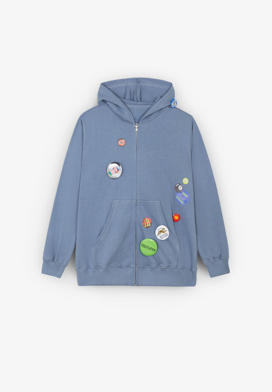 SUDADERA PINS ZIP-UP