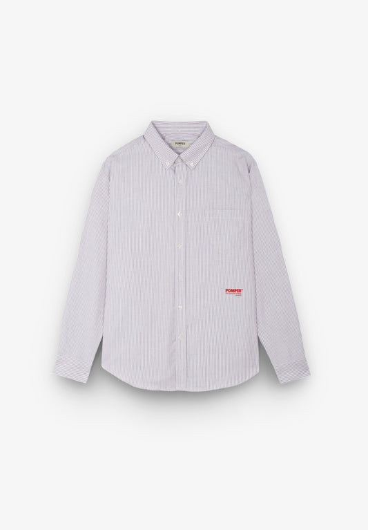 CAMISA WINE OXFORD