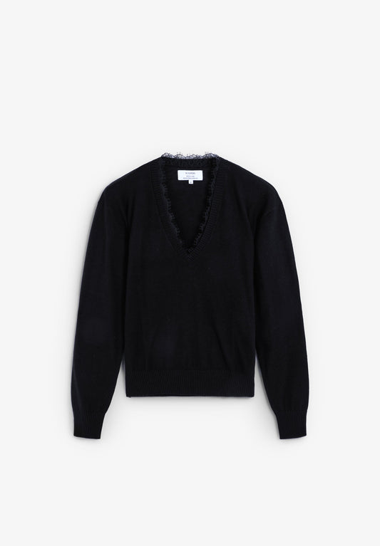 JERSEY ESCOTE V ENCAJE