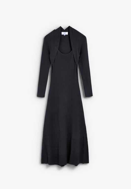 VESTIDO MIDI ESTRUCTURADO