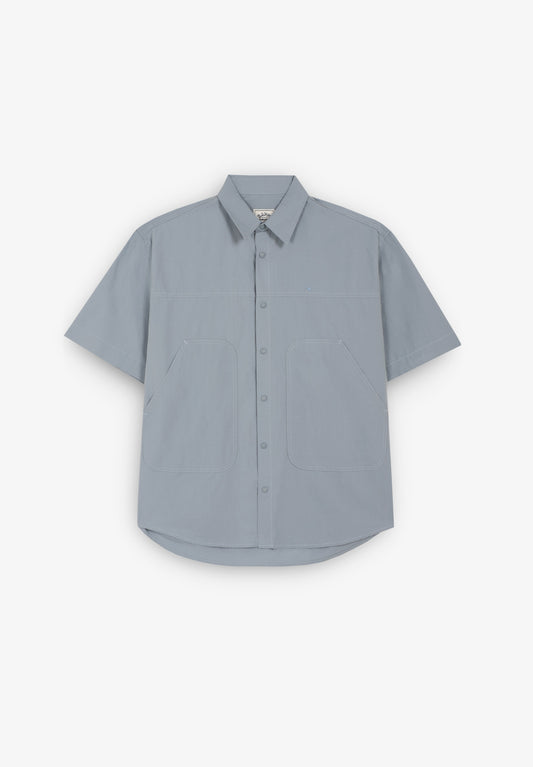 COTTON SNAP SHIRT