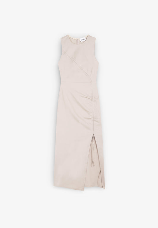 VESTIDO LARGO GATHERED