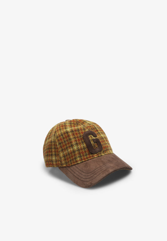 GORRA CHECKED WOOL