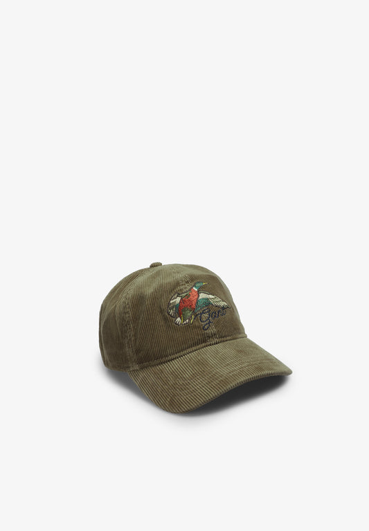 GORRA GRAPHIC EMBROIDERY WASHED CORD