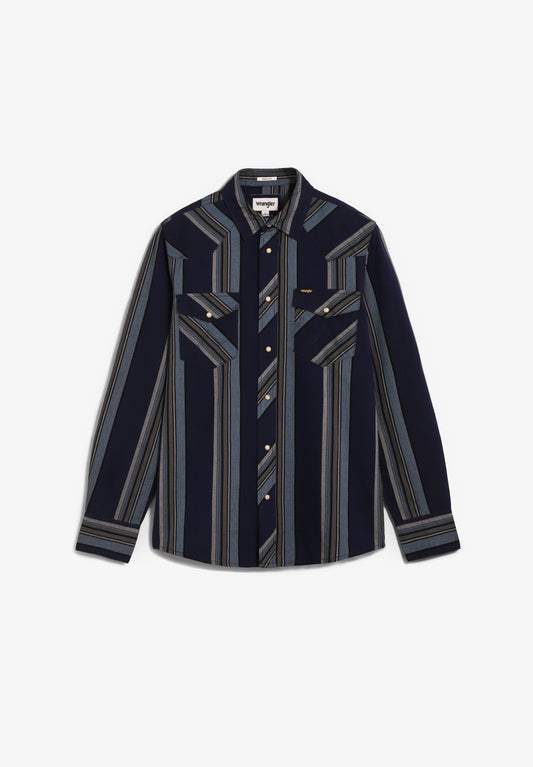 CAMISA WESTERN INDIGO