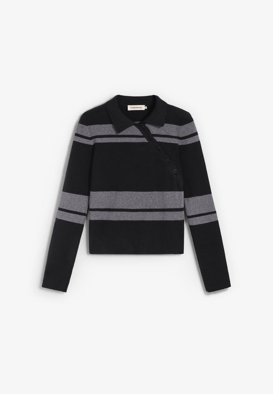 GREY DANTE KNITTED SWEATER