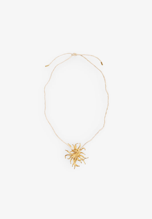 COLLAR ANEMONA SEDA