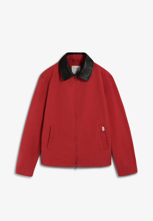 CHAQUETA BOMBER CUELLO CONTRASTE