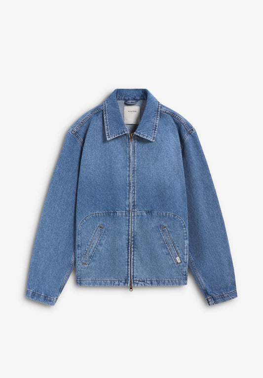 CHAQUETA BOMBER DENIM