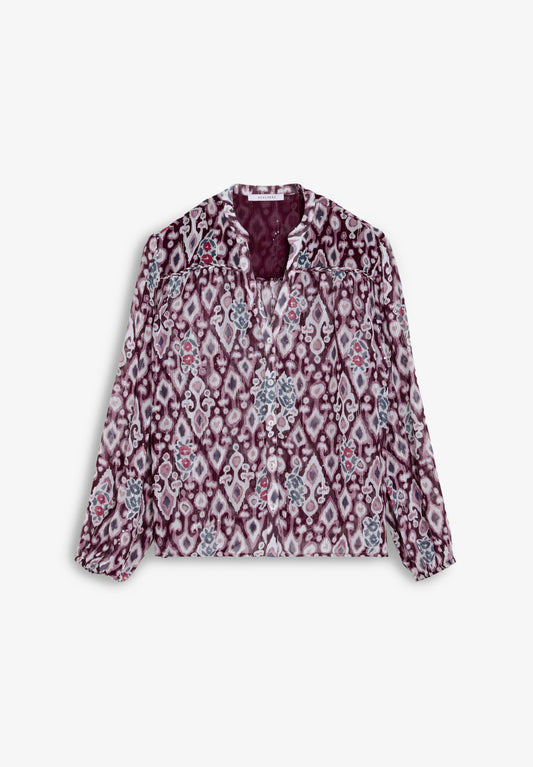 BLUSA FLUIDA ESTAMPADA