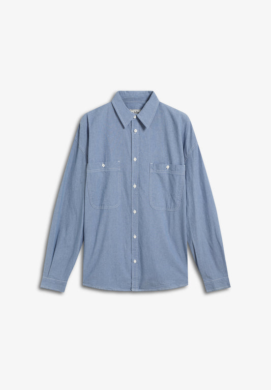 2 POCKET DENIM SHIRT