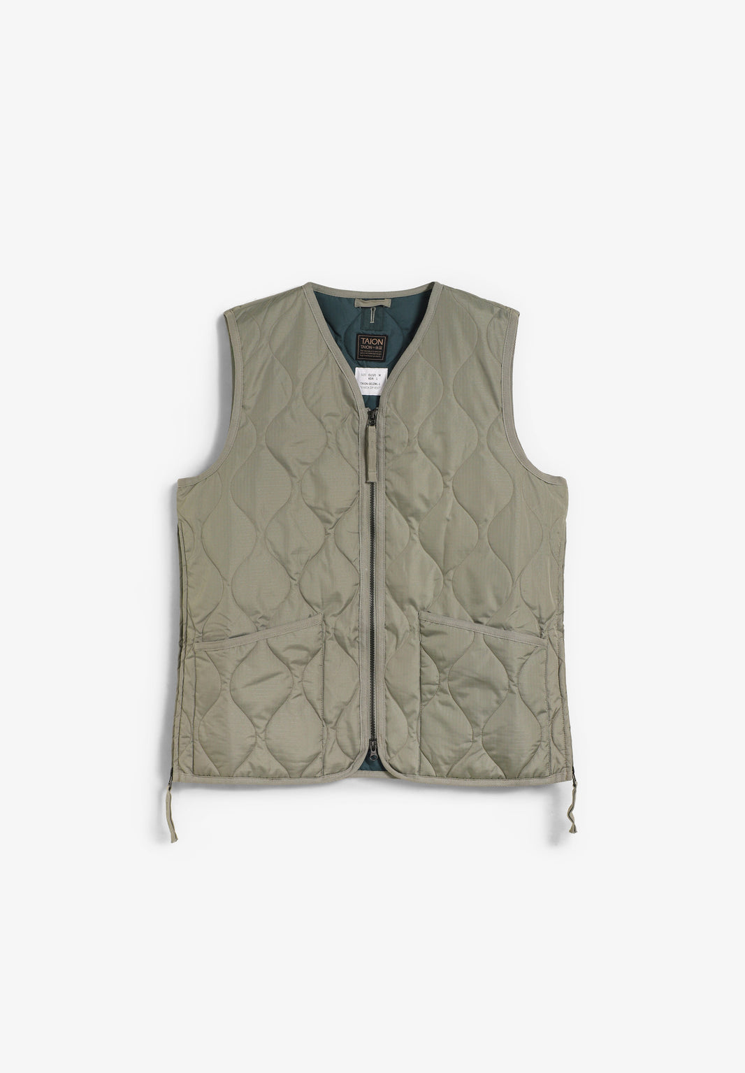 UNISEX V-NECK MILITARY VEST WITH ZIPPER