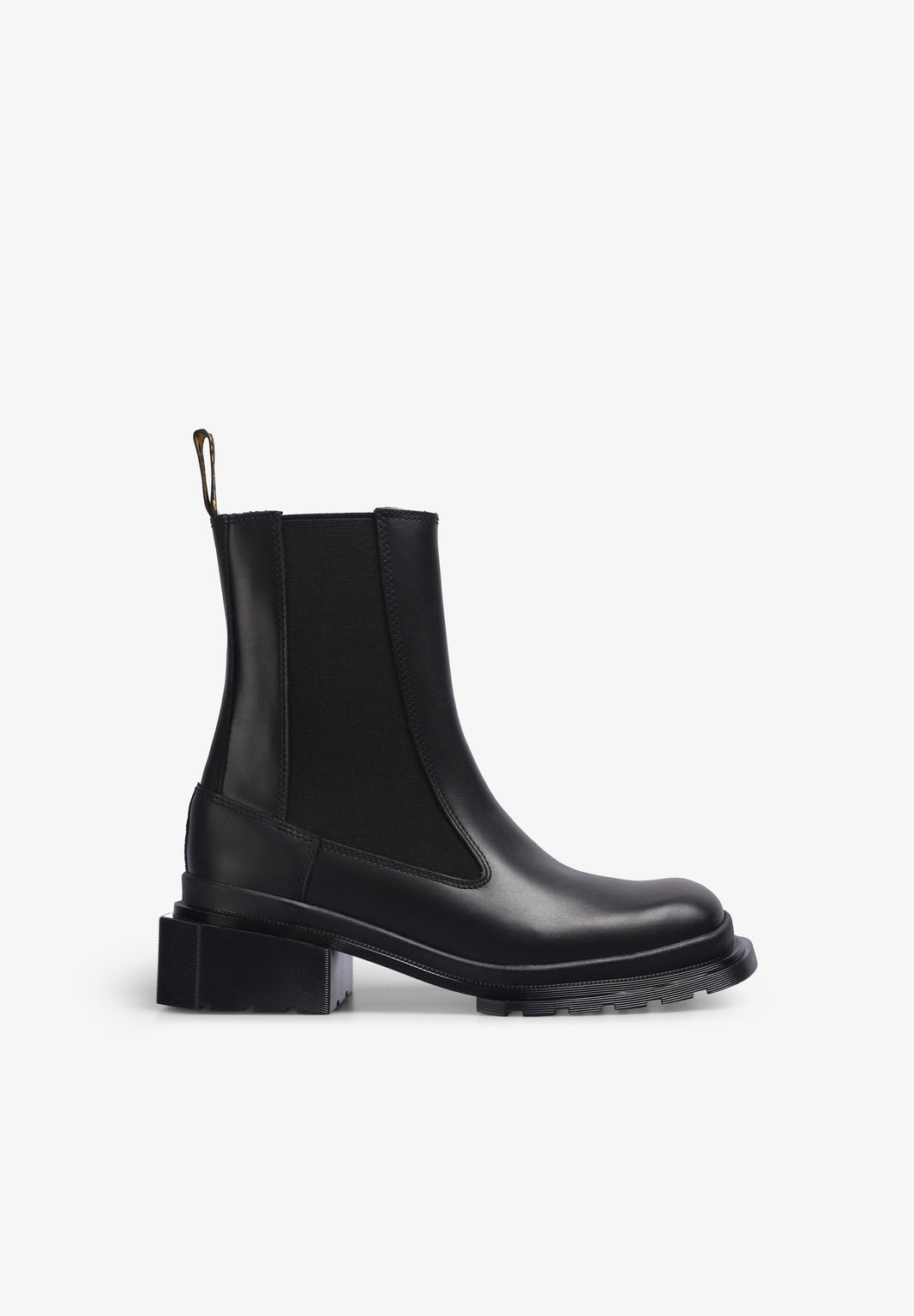 DR MARTENS | BOTAS CHELSEA MAYBOLE DE PELE COM BIQUEIRA QUADRARA
