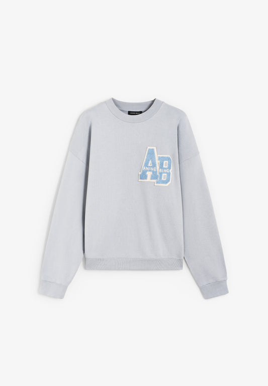 ANINE BING | MILES OVERSIZED LETTERMAN SWEATSHIRT
