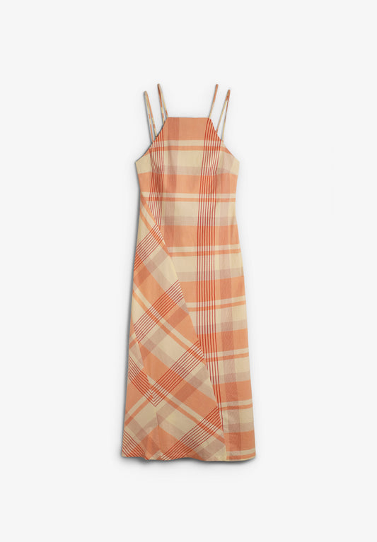 OSIS CHECKS HELIA DRESS FOR WOMEN