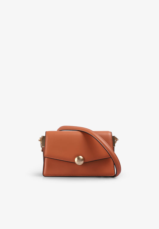LACOSTE | WOMEN'S LEATHER FLAP BAG
