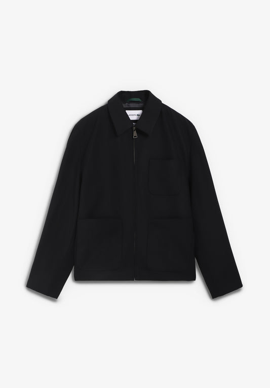 WOOL BLEND TWILL JACKET