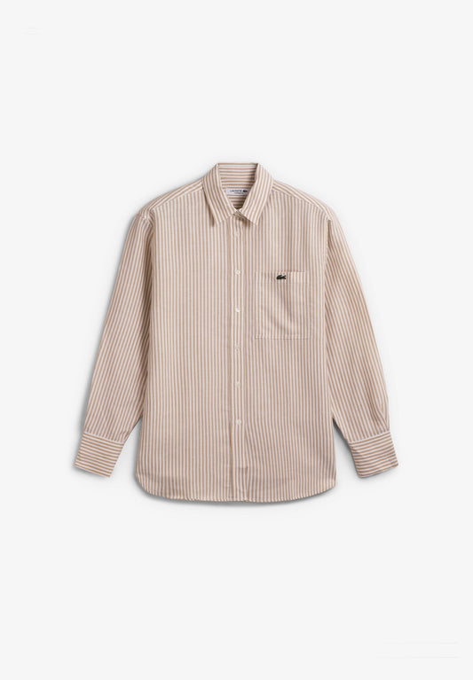CAMISA LISTRADA DE MANGA COMPRIDA