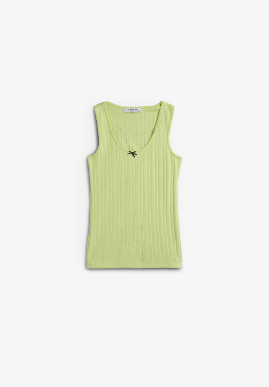 LACOSTE | WOMEN'S LACE TANK TOP