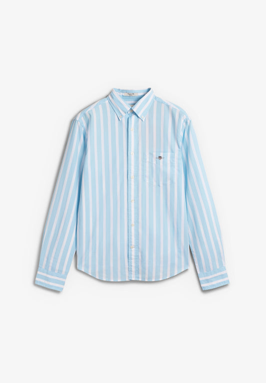 REG CLASSIC POPLIN WIDE STRIPE