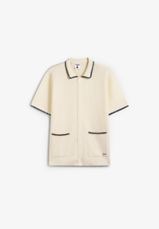 CAMISA BLANKET STITCH KNIT