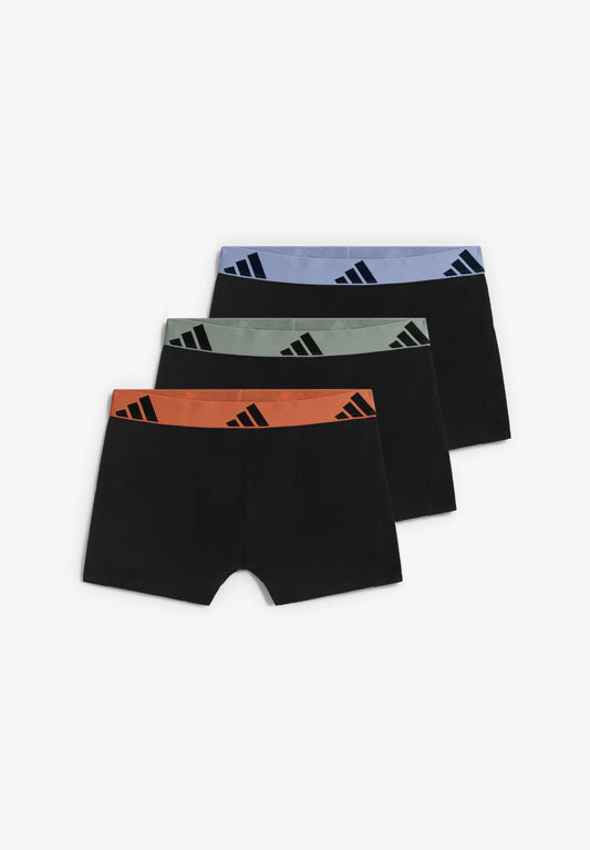PACK 3 BOXERS ACTIVE FLEX COTTON COLOURS