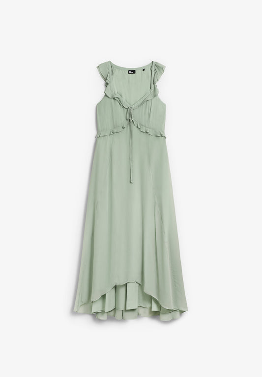 VESTIDO COM FOLHOS
