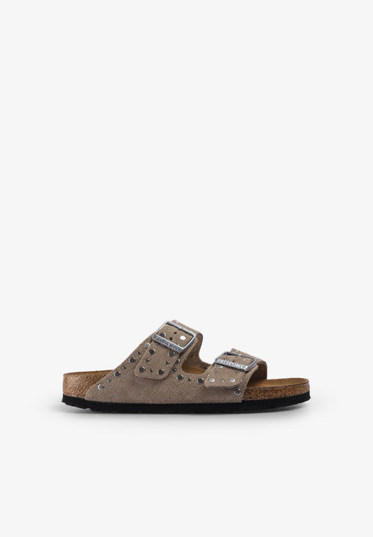 BIRKENSTOCK | ARIZONA RIVETS SUEDE LEATHER WOMEN’S SANDALS