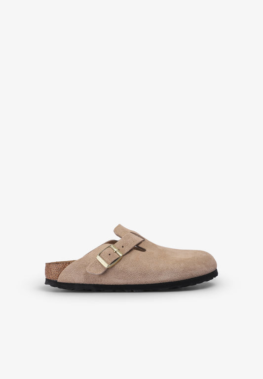 BIRKENSTOCK | BOSTON SUEDE LEATHER WOMEN'S CLOGS