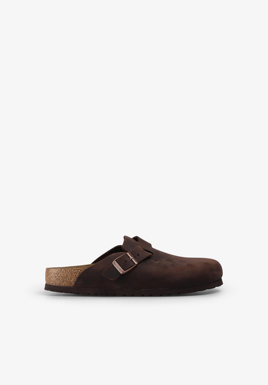 BIRKENSTOCK | BOSTON OILED LEATHER MEN'S CLOGS