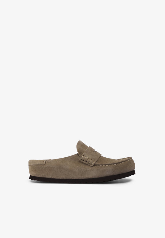 BIRKENSTOCK | NAPLES WRAPPED SUEDE LEATHER UNISEX CLOGS