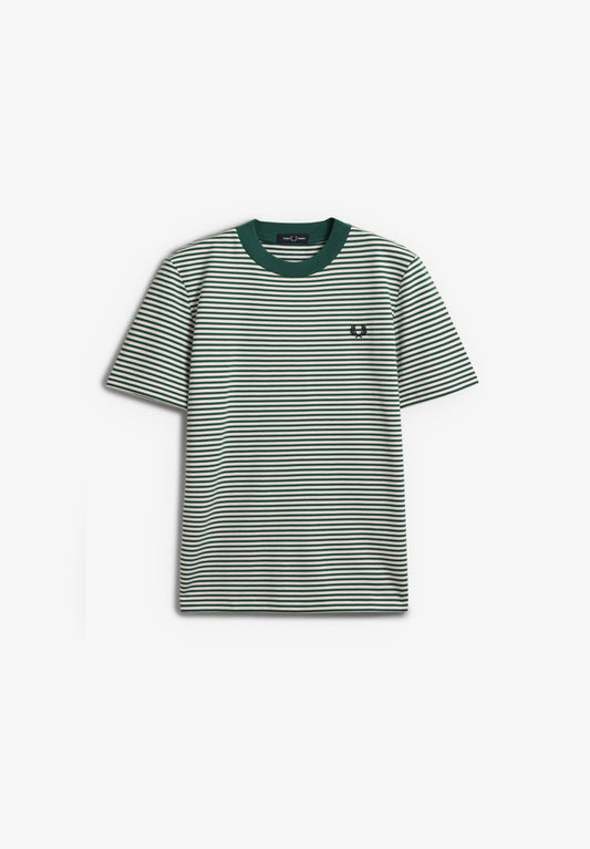 FINE STRIPE HEAVY WEIGHT TEE