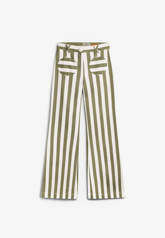 BIARRITZ KHAKI TROUSERS