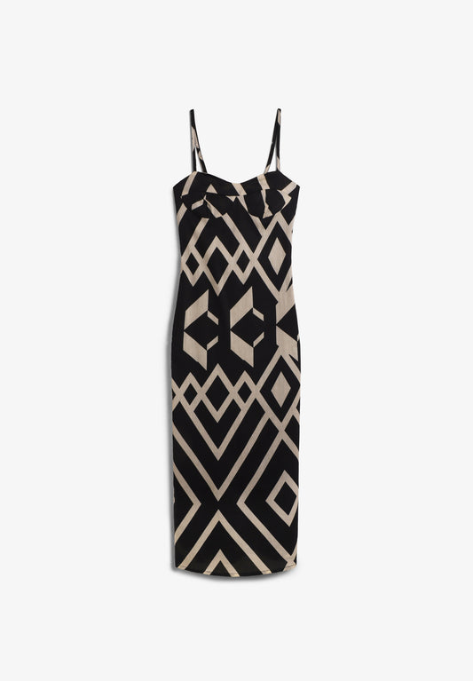 BABBAKI | VESTIDO MIDI NEFER GEO