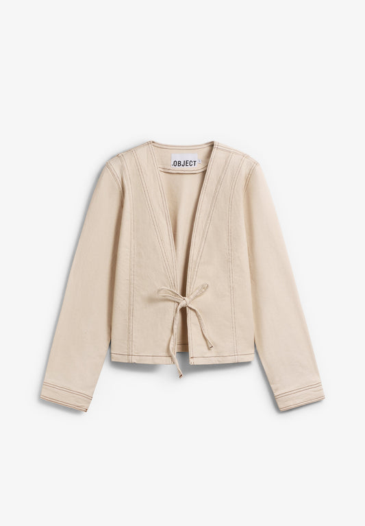 RABEA DENIM TIE JACKET