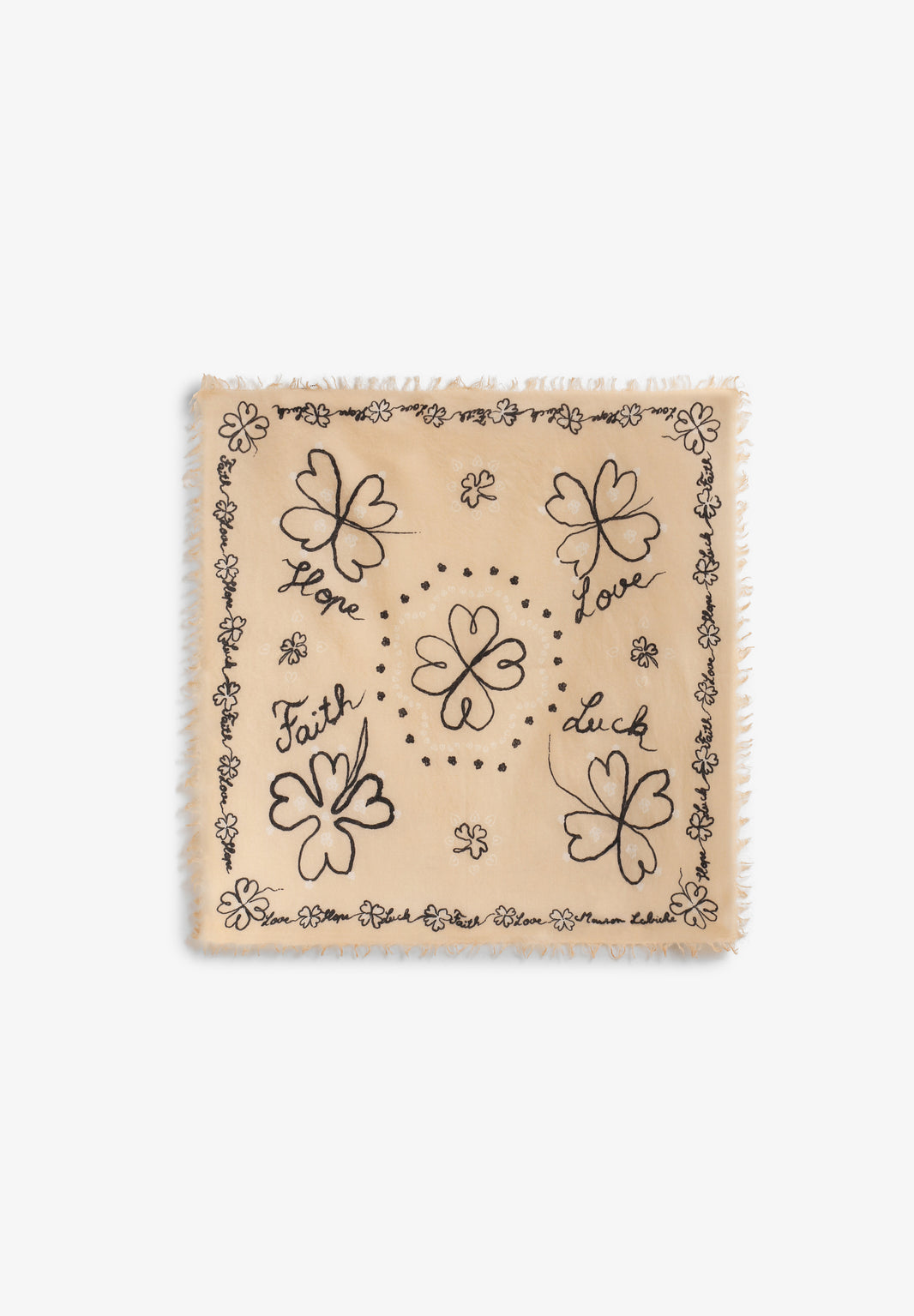 MAISON LABICHE | LENÇO DE BOLSO CLOVER HOPE
