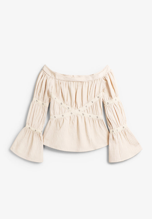 ADDISON RUCHED BLOUSE