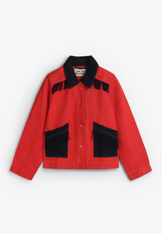 BICOLOR DENIM JACKET