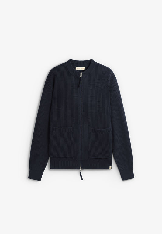 REVOLUTION | CARDIGAN ZIPPED KNIT