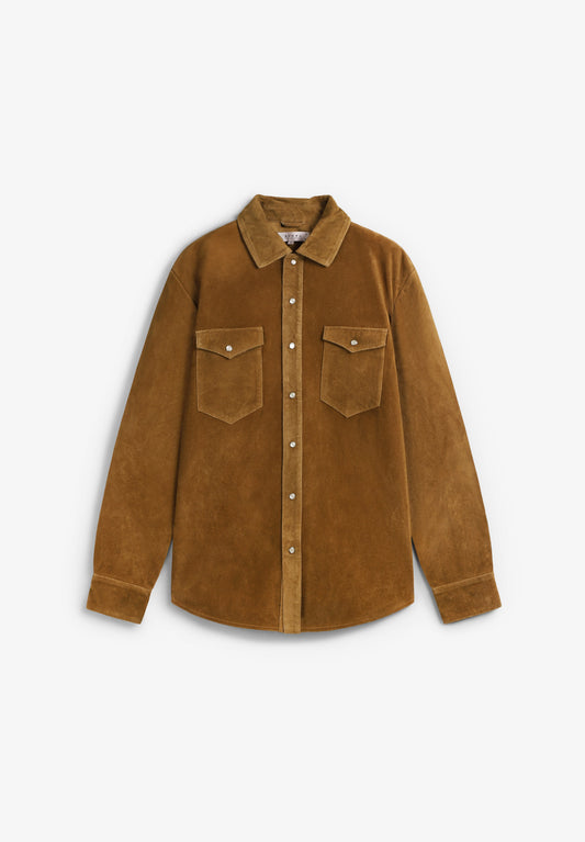EDWIN | CAMISA WESTERN EM SUEDE
