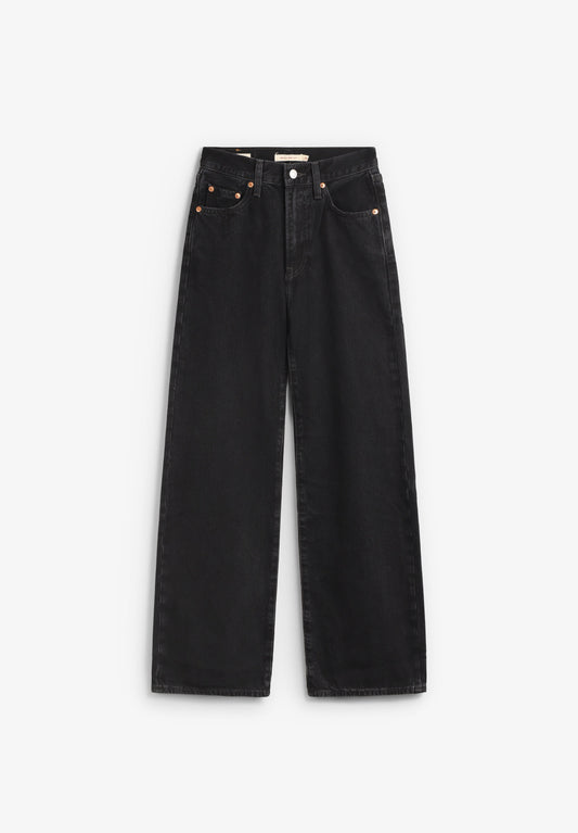 PANTALÓN DENIM RIBCAGE WIDE LEG MUJER
