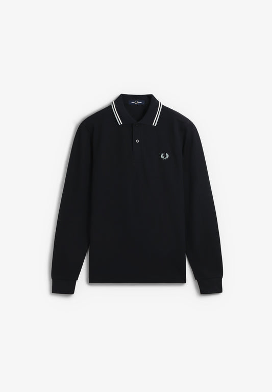 FRED PERRY | CAMISA POLO MANGA COMPRIDA TWIN TIPPED