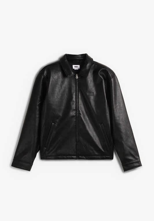 OBEY WORKMAN PU JACKET