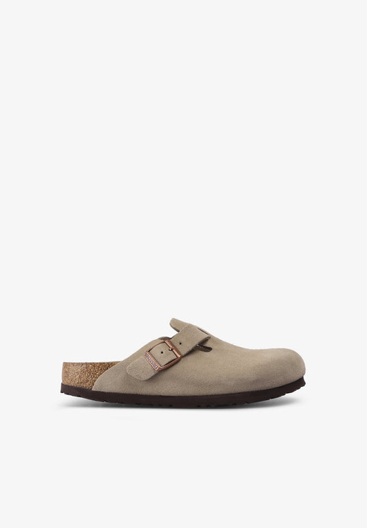 ZUECO BOSTON SOFT FOOTBED SUEDE LEATHER MUJER
