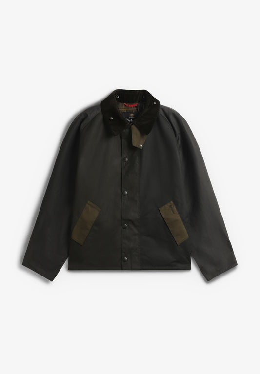CHAQUETA ENCERADA PATCHWORK TRANSPORT