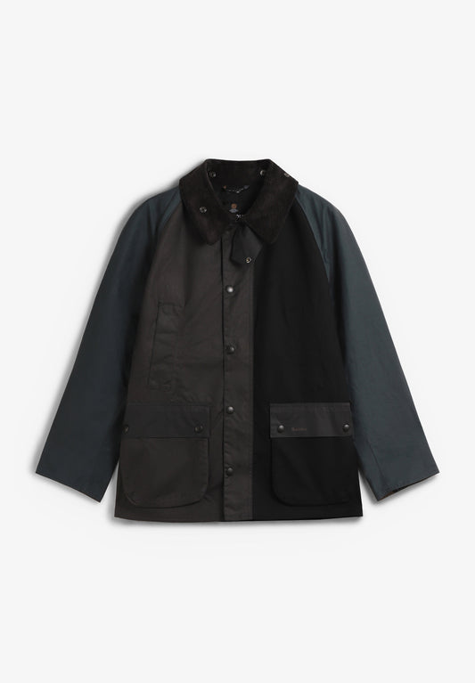 BARBOUR | PATCHWORK OVERSIZE BEDALE WAXED JACKET