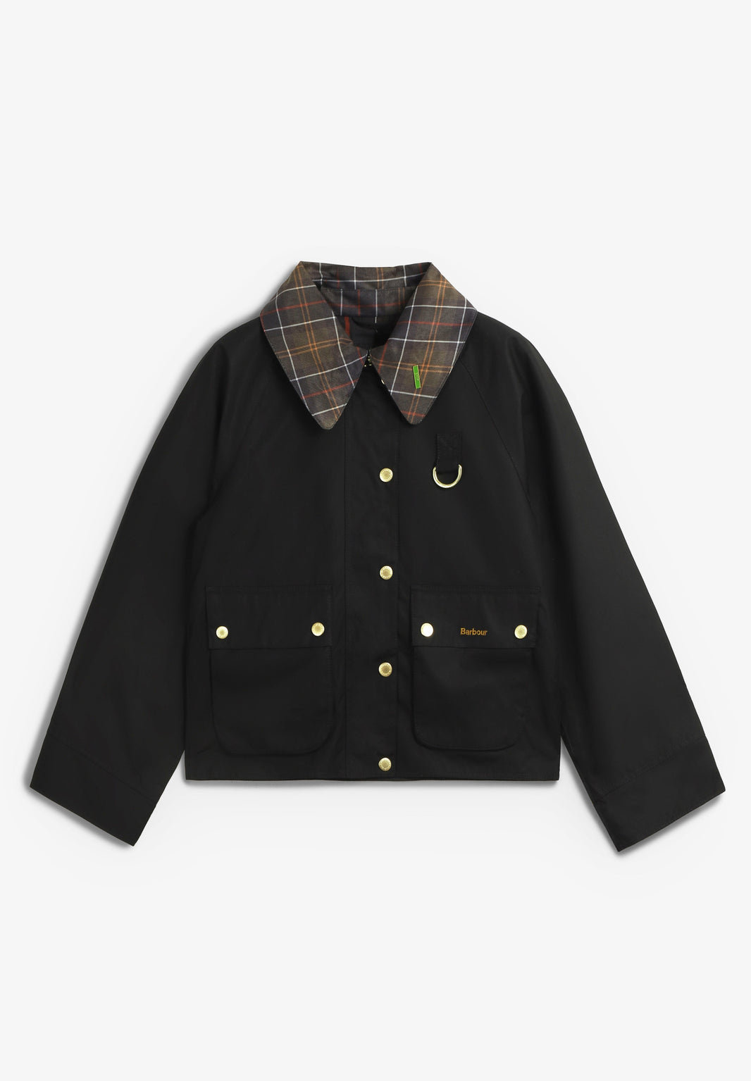 CHAQUETA ENCERADA ICONS TARTAN COLLAR SPEY MUJER